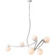 Slide 6 Light 69.2 inch White Pendant Ceiling Light, XL