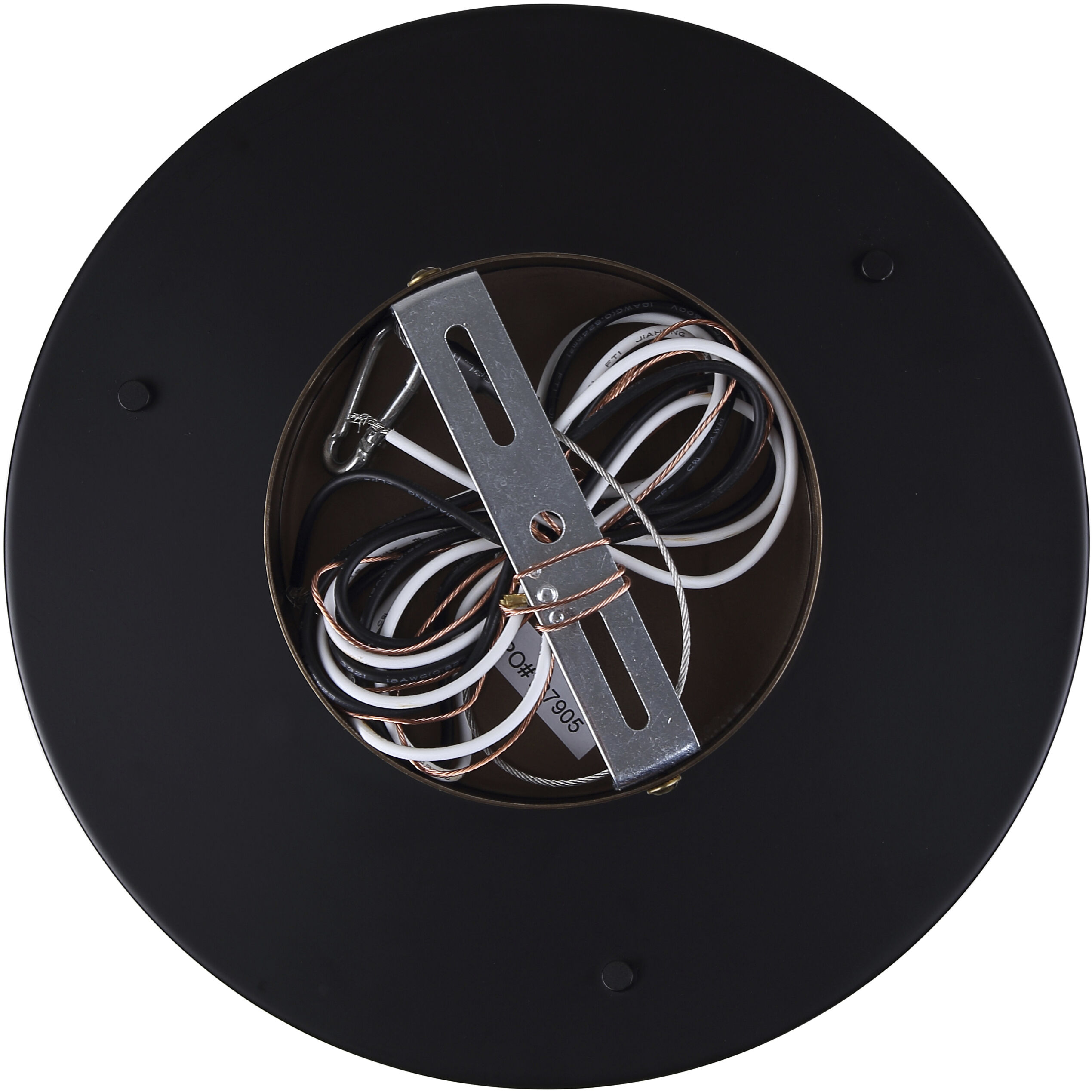 Jenner 3 Light 15 inch Black/Gold Chandelier Ceiling Light