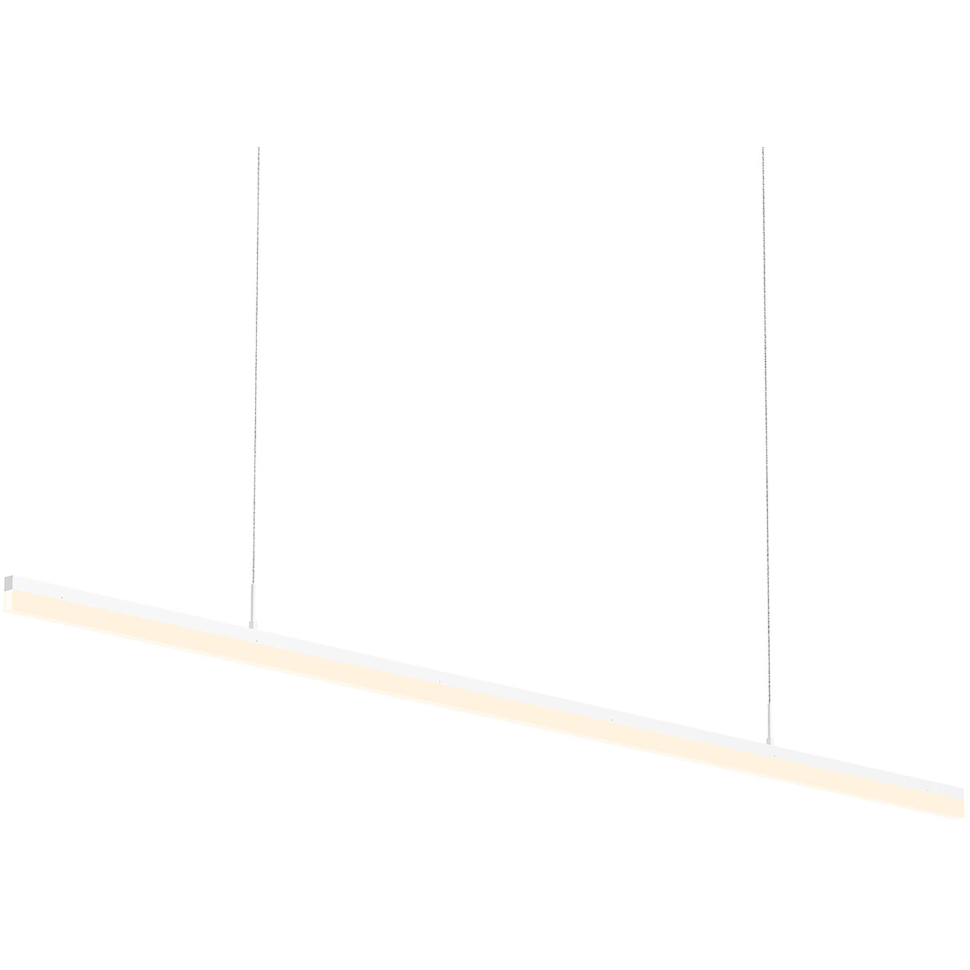 Stiletto LED 71.5 inch Satin White Pendant Ceiling Light in Add 20 ft. Cord