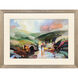 The Yellow House Blue and Green and Red and Orange Framed Art