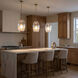 HABLE Serafina 1 Light 10.75 inch Burnished Brass Pendant Ceiling Light