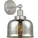 Bell 1 Light 6.5 inch Brushed Satin Nickel Sconce Wall Light