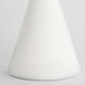 Kelly Wearstler Zealous 30 inch 15.00 watt Museum White Table Lamp Portable Light
