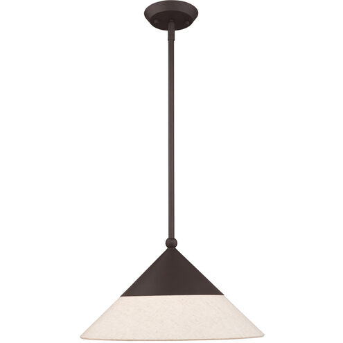 Stockholm 1 Light 15 inch Bronze Mini Pendant Ceiling Light