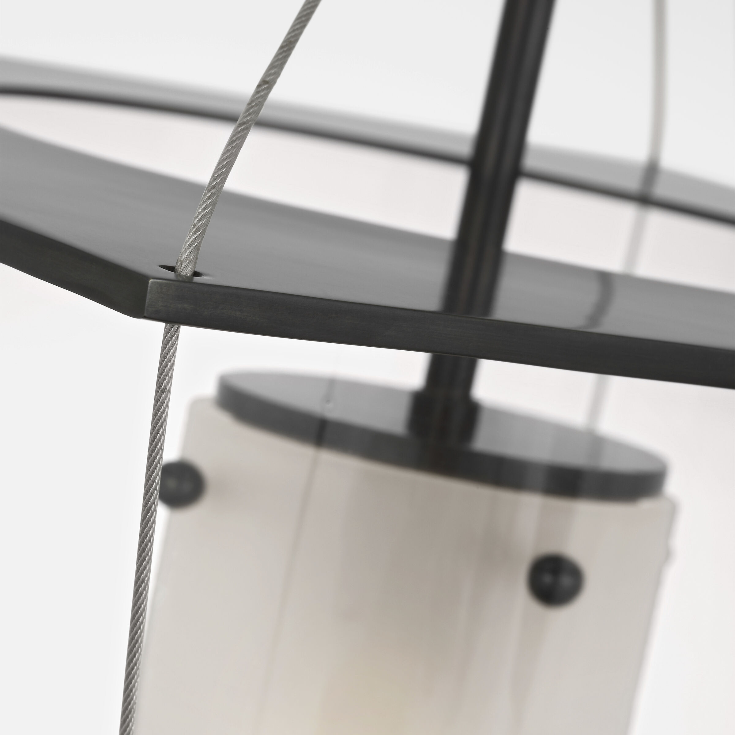 Ray Booth Ovalle LED 13 inch Bronze Lantern Pendant Ceiling Light