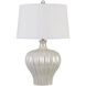 Afragola 27 inch 150 watt Pearl Table Lamp Portable Light