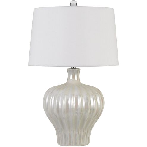 Afragola 27 inch 150 watt Pearl Table Lamp Portable Light