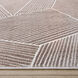 Eclectic Luxe 36 X 24 inch Brown Rug in 2 x 3