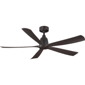 Kute5 52 52 inch Dark Bronze with Dark Walnut Blades Indoor/Outdoor Ceiling Fan