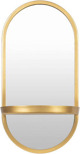 Annapurna 24 X 12 inch Gold Mirror, Oval