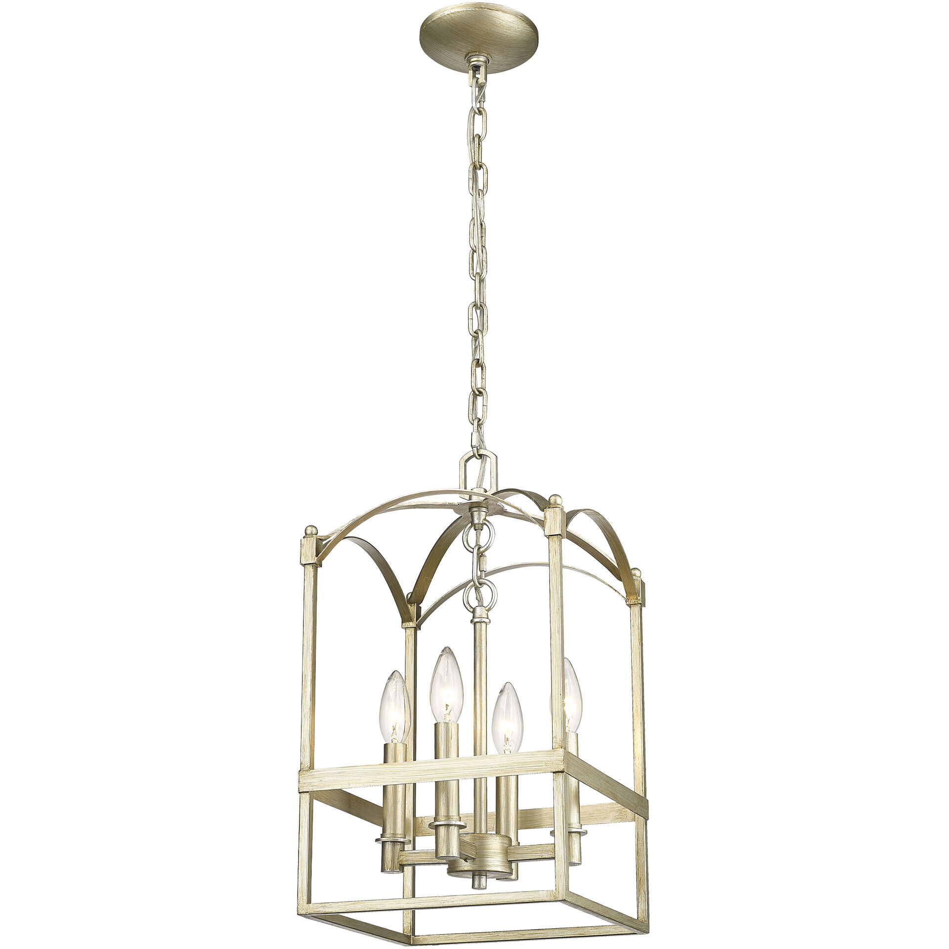 Cormac 4 Light 10 inch Washed Gold Pendant Ceiling Light