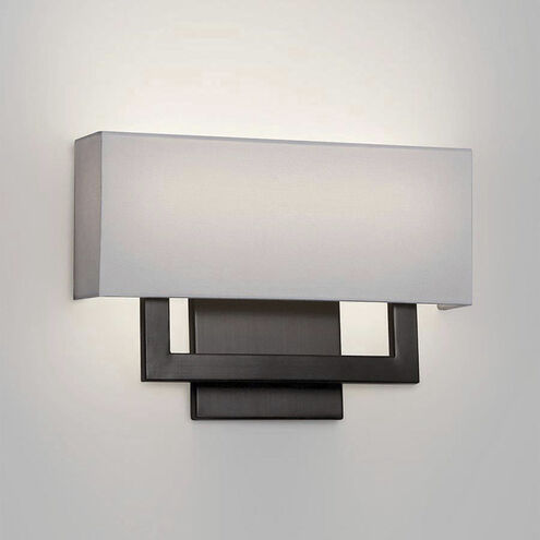 Manhattan Wall Sconce Wall Light in Brushed Bronze, dweLED
