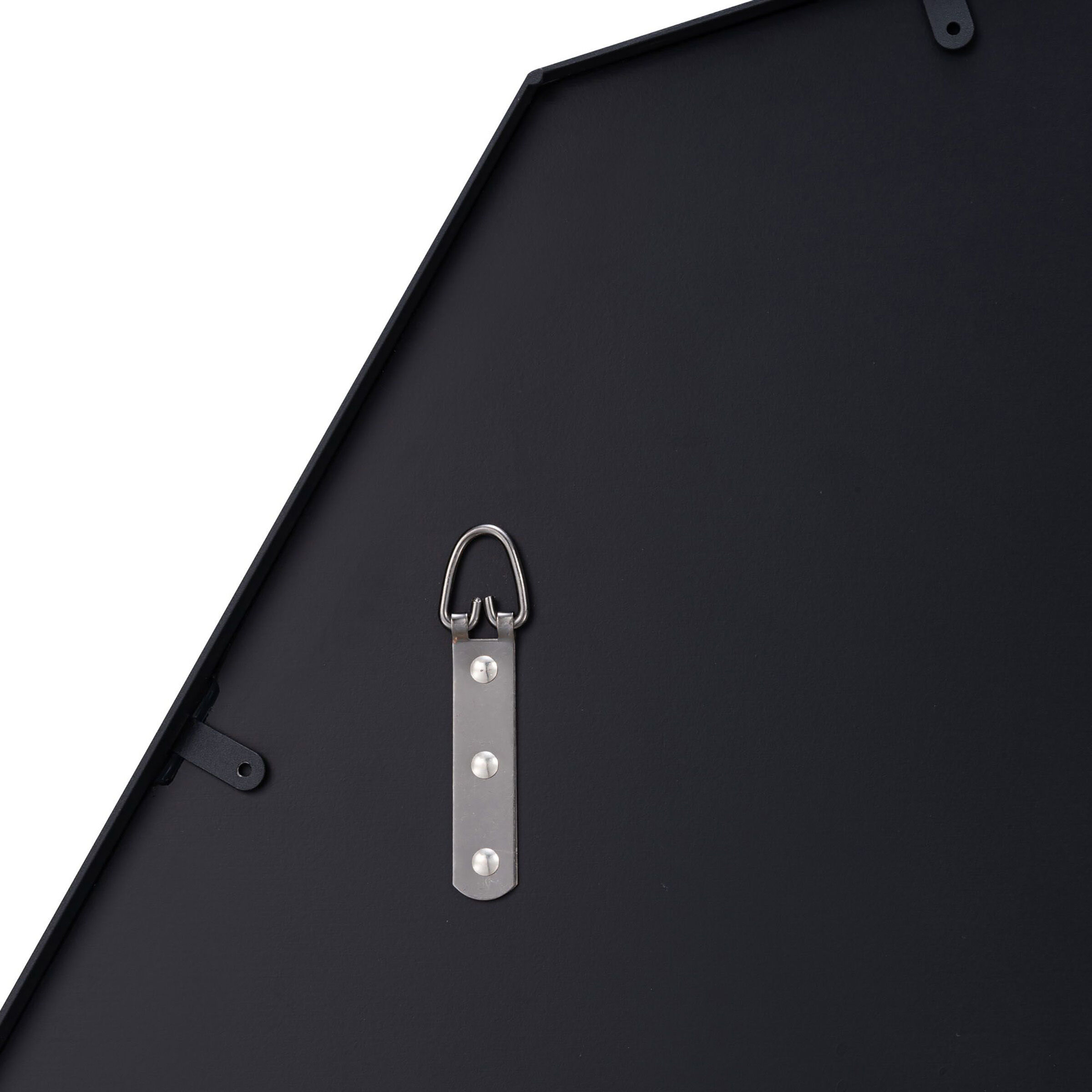 Hex No 30 X 28 inch Black Wall Mirror, Tamara Day Collaboration