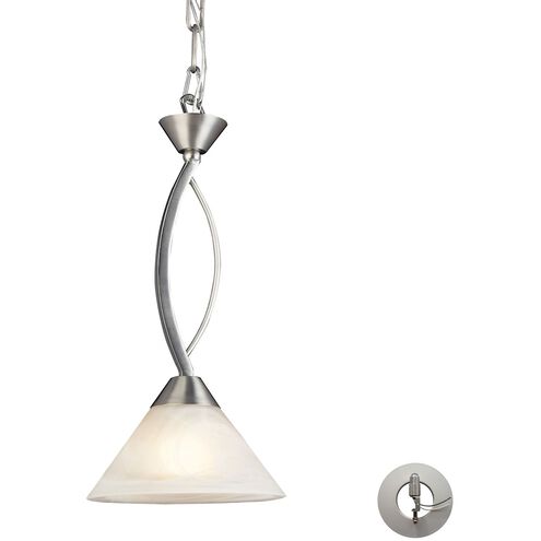 Elysburg 1 Light 7 inch Satin Nickel Mini Pendant Ceiling Light