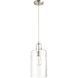 Fort Worth 1 Light 7 inch Satin Nickel Mini Pendant Ceiling Light