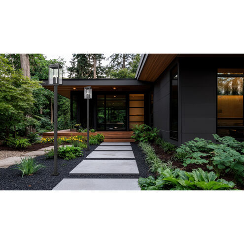 Hartwell 5 Light 119.25 inch Sand Black Outdoor Post Mounted Fixture