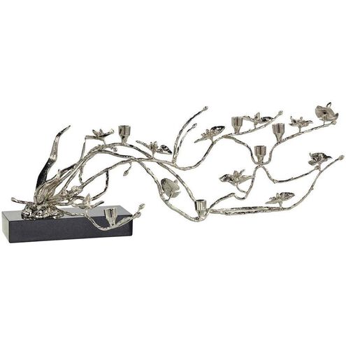 Orchids in Bloom 31.5 X 10.5 inch Candleholder, Large