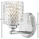 Elle LED 7 inch Chrome Vanity Light Wall Light