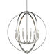 Colson 31.25 inch 60.00 watt Pewter Chandelier Ceiling Light in No Shade, Large