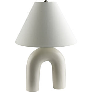 Marquise 22 inch 150 watt White Accent Table Lamp Portable Light