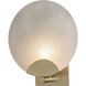 Callisto 1 Light 10 inch Modern Brass Sconce Wall Light