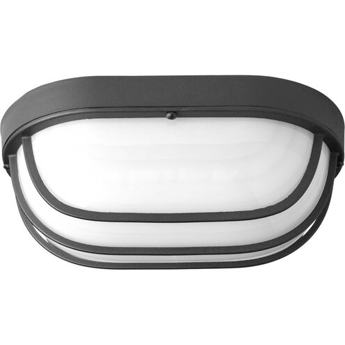 Bulkheads LED LED 10.5 inch Textured Black Outdoor Ceiling/Wall Light, Progress LED