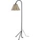 Kendra 62 inch 100.00 watt Black Floor Lamp Portable Light