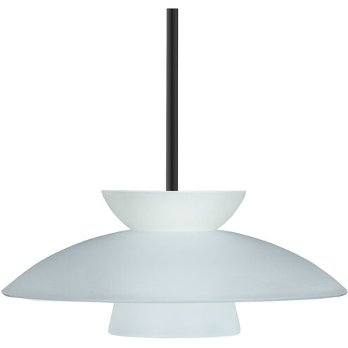 Trilo 15 LED Black Stem Pendant Ceiling Light