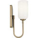 Solia LED 5 inch Champagne Bronze with Black Wall Sconce Wall Light