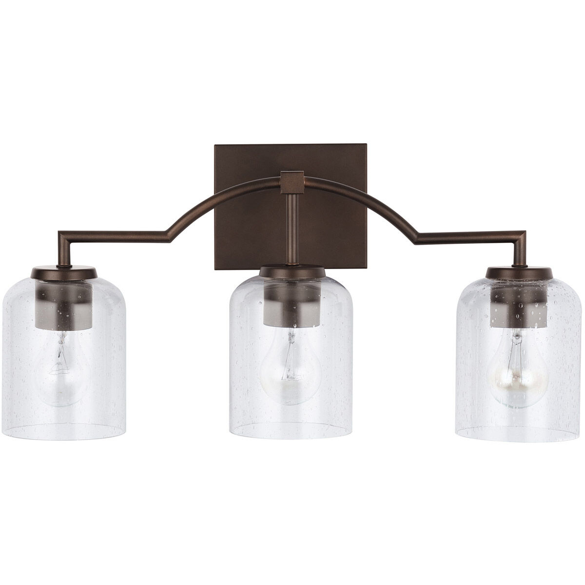 Carter 3 Light 22 inch Bronze Vanity Light Wall Light