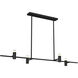 Quartet 4 Light 22.13 inch Black Pendant Ceiling Light