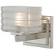Victoria LED 6 inch Polished Nickel Bath Vanity Light Wall Light