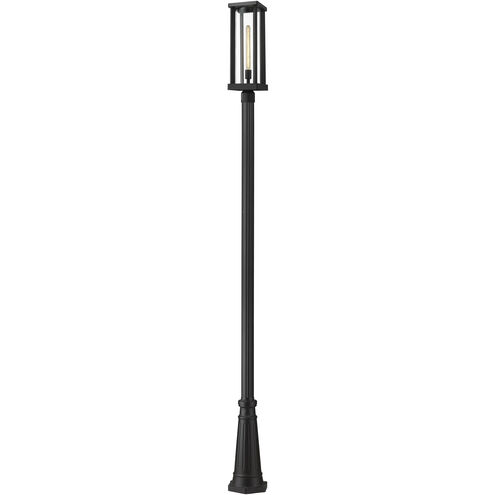 Glenwood 1 Light 114 inch Black Outdoor Post Mounted Fixture