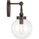 Stella 1 Light 6 inch Dark Bronze Vanity Light Wall Light