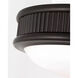 Paloma Contreras Ritz 8 inch Aged Iron Flush Mount Ceiling Light