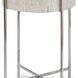 Drum 25.25 X 14 inch Nickel Side Table, Drum