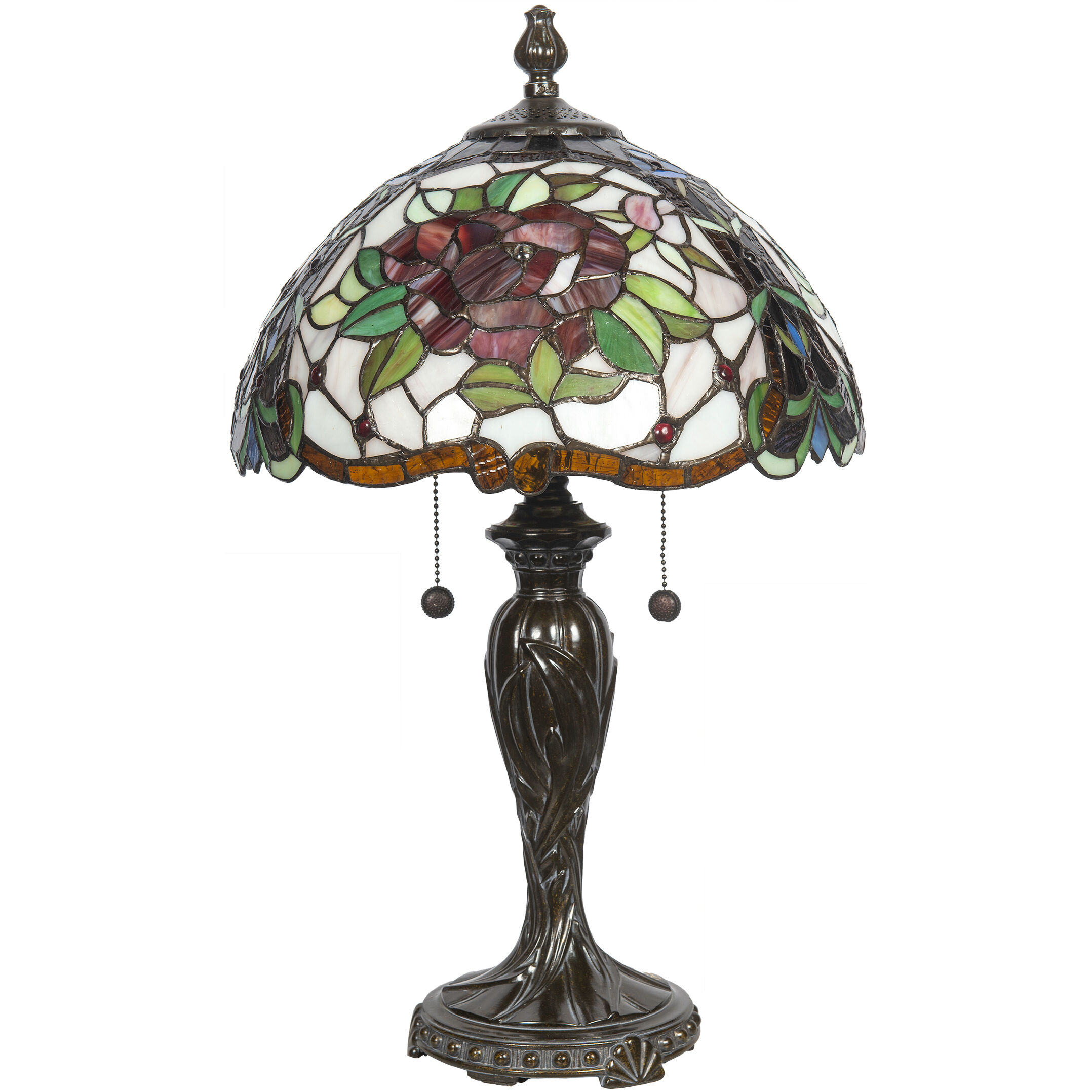 Sonoma 23.5 inch 60.00 watt Antique Bronze Tiffany Table Lamp Portable Light