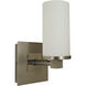 Mercer 1 Light 5 inch Satin Pewter with Polished Nickel Sconce Wall Light