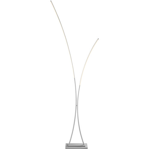 Monita 85 inch 20.00 watt Silver Floor Lamp Portable Light