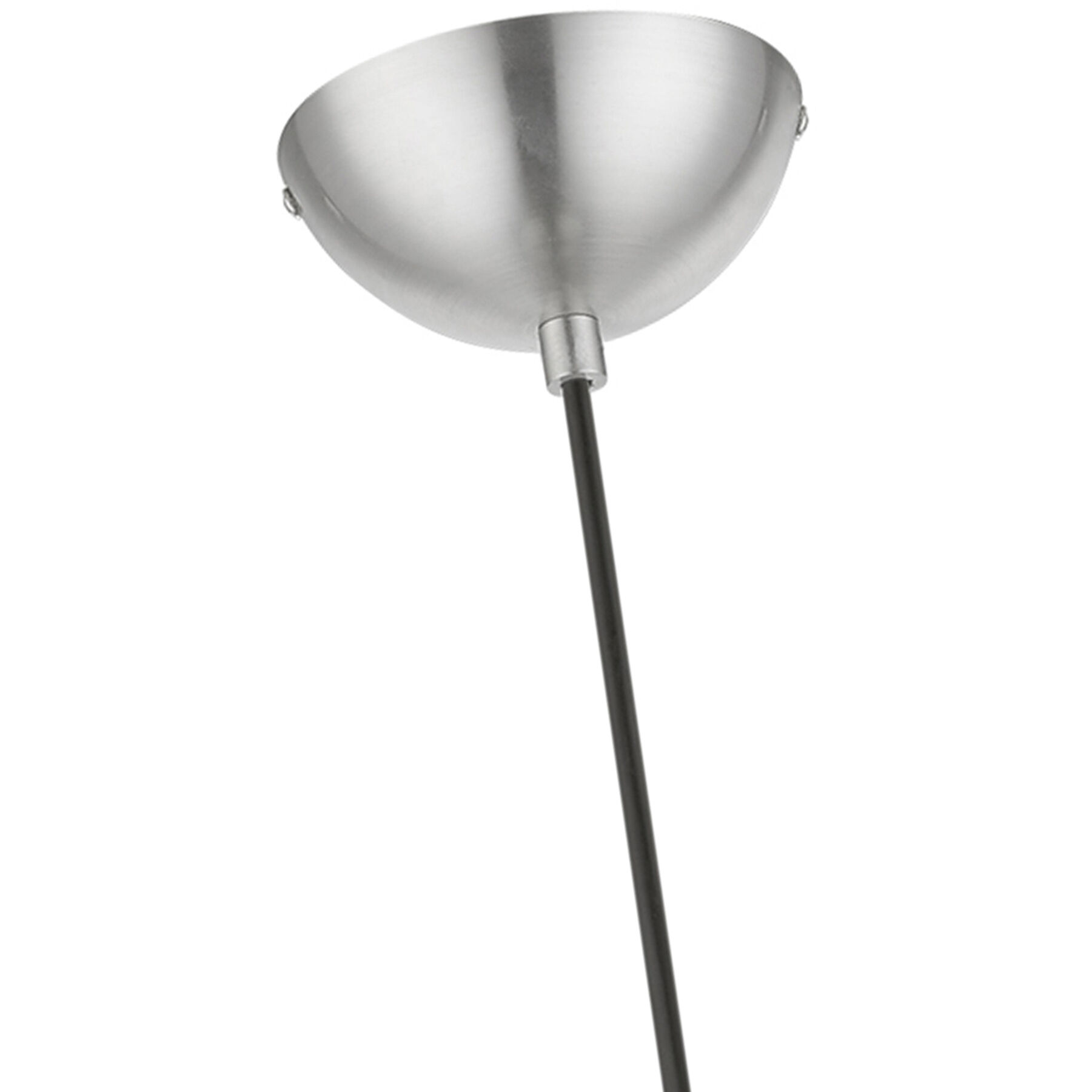 Stockton 1 Light 12 inch Brushed Nickel with Polished Chrome Accents Pendant Ceiling Light, Globe