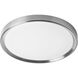 Frida LED 15.75 inch Satin Chrome Flush Mount Ceiling Light