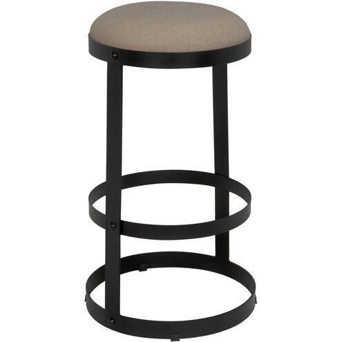 Dior 31 inch Matte Black Bar Stool