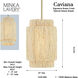 Caviana 1 Light 10 inch Signature Brass Pendant Ceiling Light