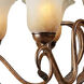 Signature 9 Light 30 inch Rustic Sienna Chandelier Ceiling Light