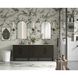 Blakely 84 X 34 inch Chocolate Oak Bathroom Vanity Cabinet