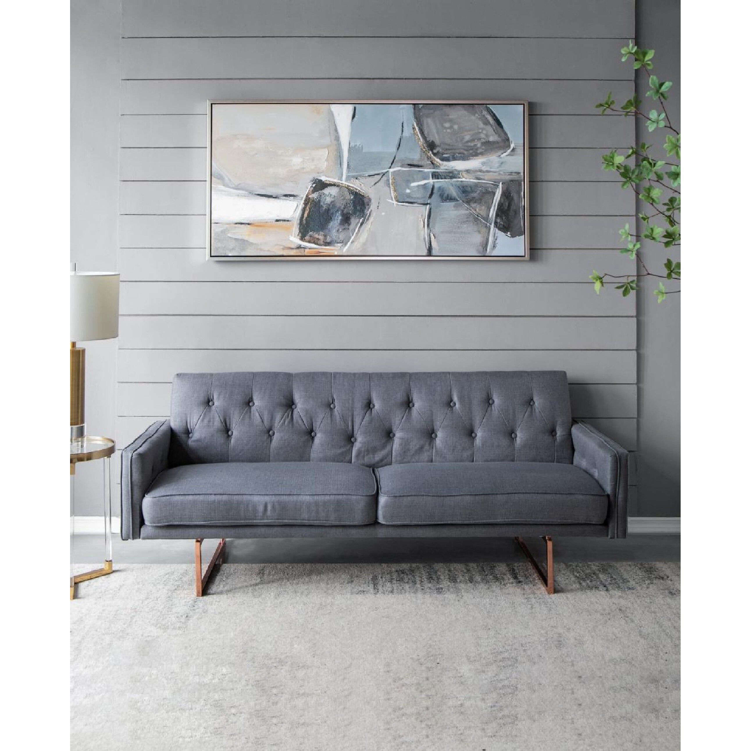 Ice Beige/Gray Wall Art