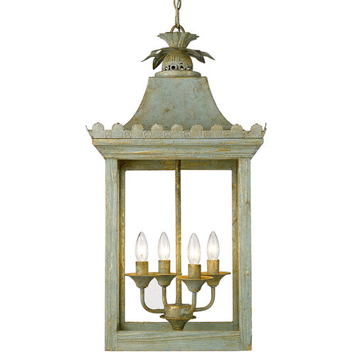 Finley 4 Light 16 inch Vintage Sage Pendant Ceiling Light