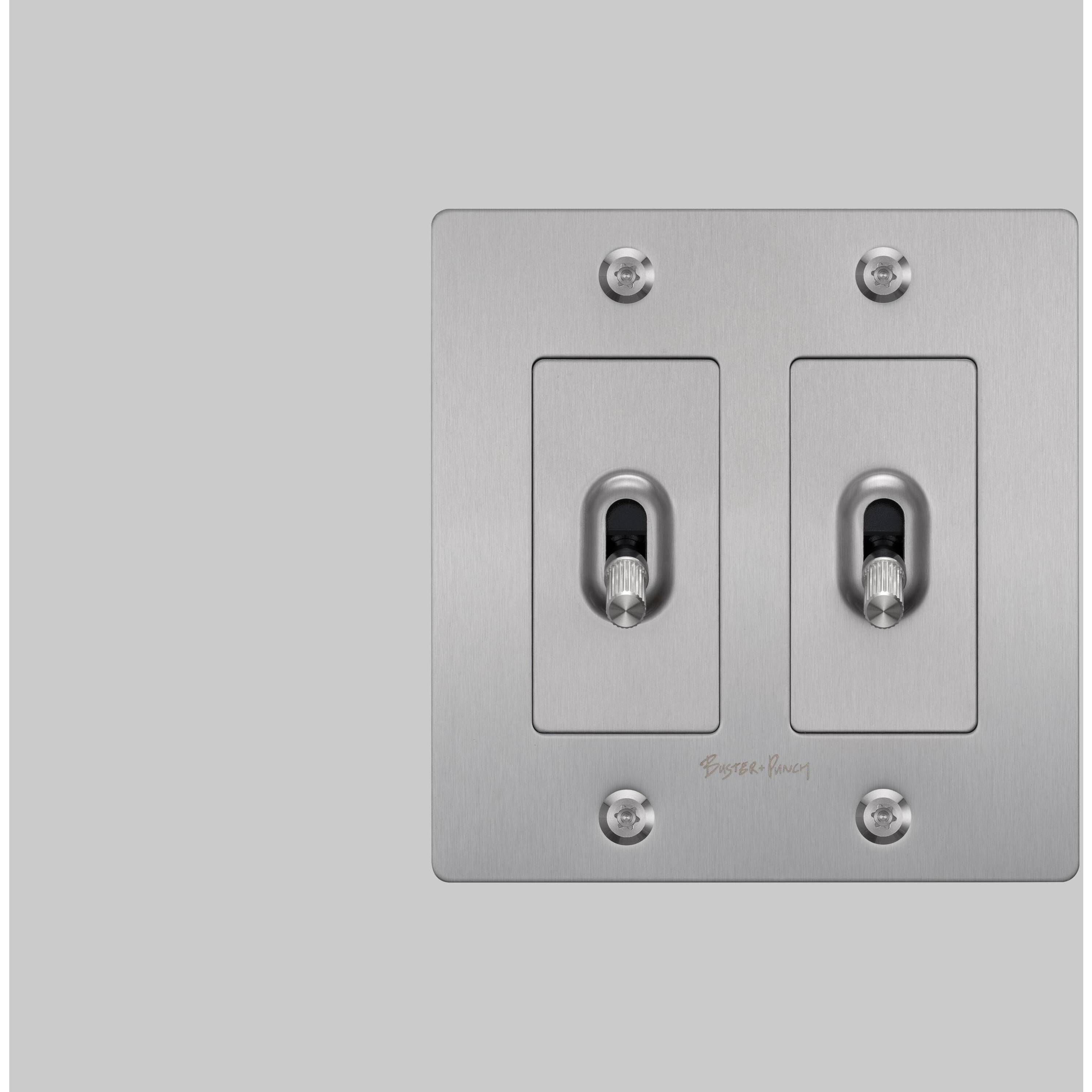 2G Toggle 120-277 Steel Light Switch
