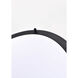 Glamour LED 18 inch Matte Black Flush Mount Ceiling Light