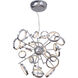 Mira LED 28 inch Chrome Chandelier Ceiling Light